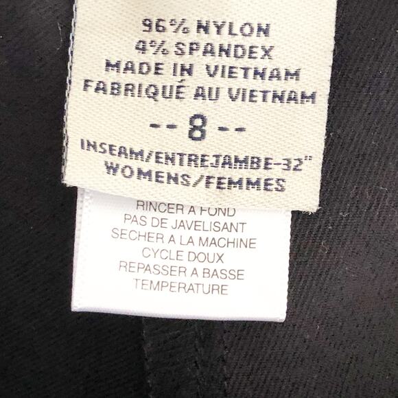 ExOfficio Womens Black Pants Size 8 Stretch Comfort Hiking Camping - Picture 3 of 4